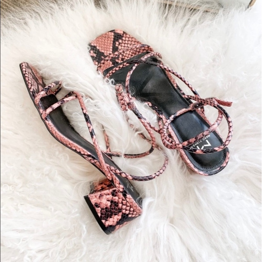 Marc Fisher Jared Block Heel Strappy Sandal - 8.5M